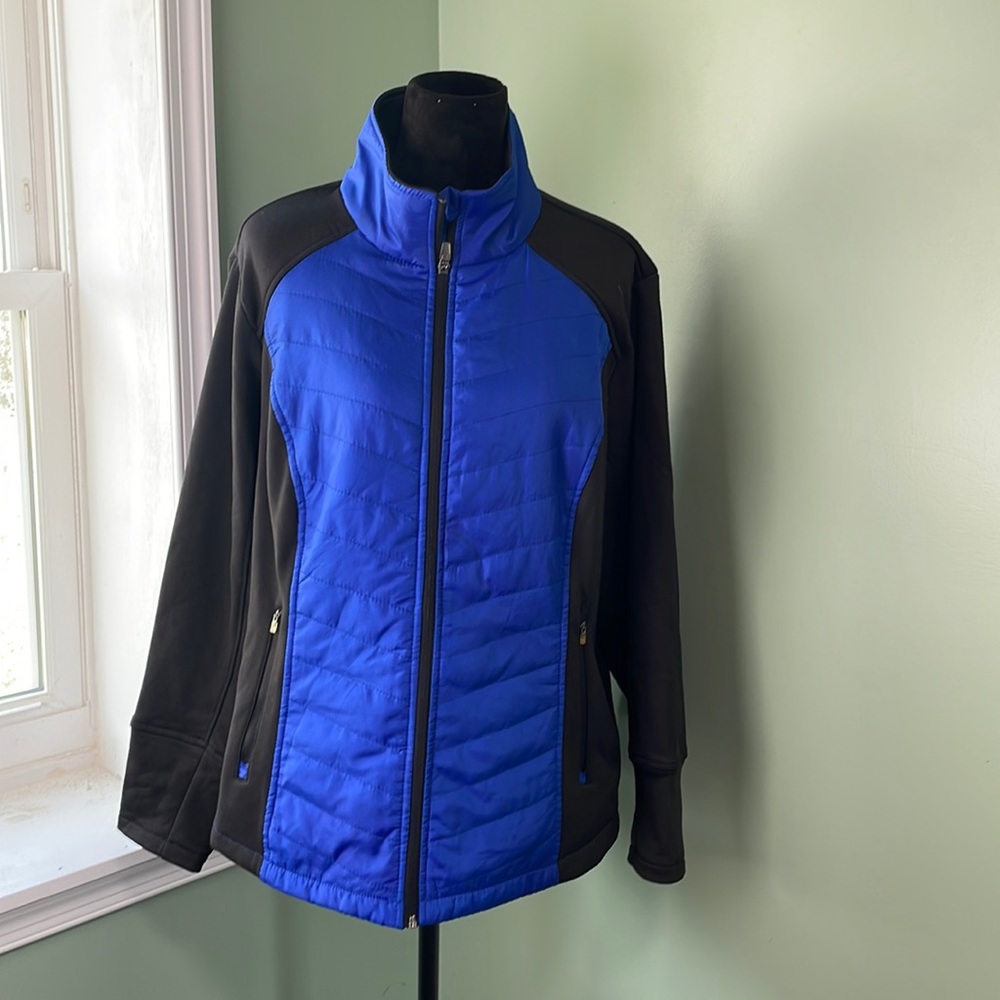 Exertek black and blue 2x jacket